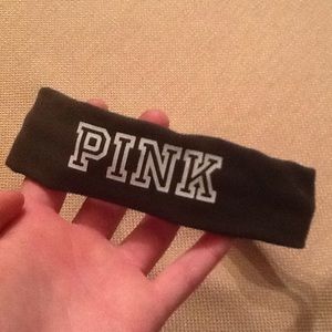 Brand new PINK VS headband in olive green.